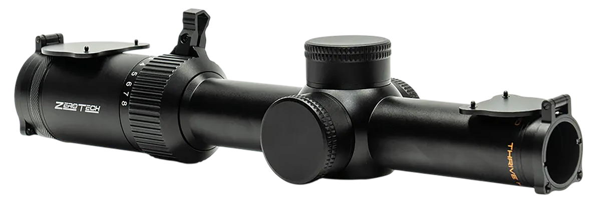 Zero Tech Optics Thrive HD 1-8x24mm Rifle Scope 30mm Tube Illuminated G4 Reticle