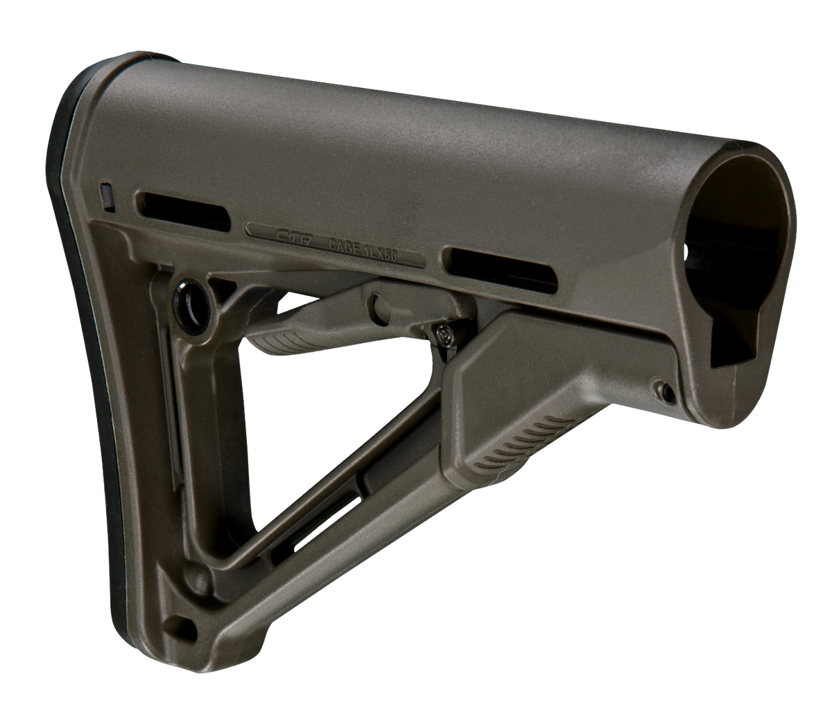 Magpul Industries CTR Carbine Stock Mil-Spec OD Green Polymer for AR-15/M16/M4