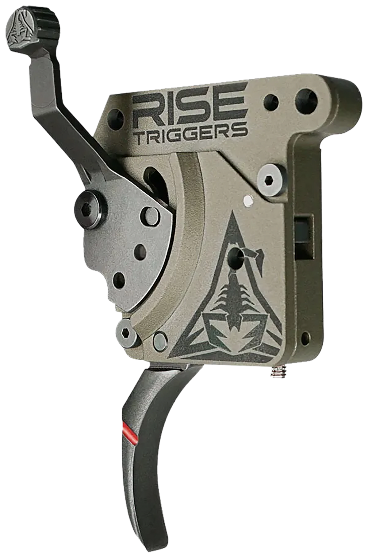 Rise Armament RA-735 Reliant Pro Rem 700 Curved Trigger - Black/FDE