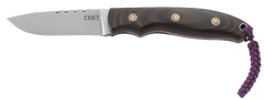 Columbia River CRKT 2861 Hunt'N Fisch 2.99" Fixed Plain Satin 9Cr18MoV Multi-Color G10