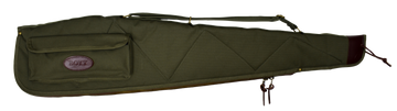 Boyt Harness Alaskan 44" Waxed Canvas Rifle Case - OD Green - Brass Hardware & Quilted Flannel