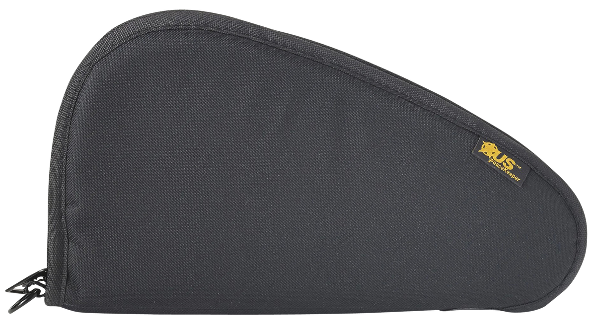 US PeaceKeeper P21013 Pistol Case Black 13" x 7" Holds 1 Handgun Polyester