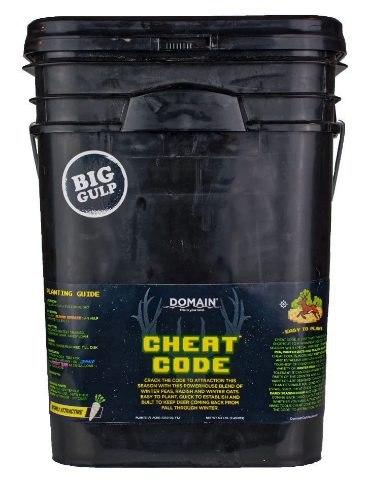 Domain Outdoor Cheat Code 5.5 lb Annual Deer Food Plot Seed Mix - 1/6 Acre