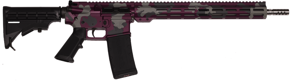 Great Lakes Firearms GL15 Mission 223 Wylde 16" 30+1 Semi-Auto Rifle - Manhattan Camo