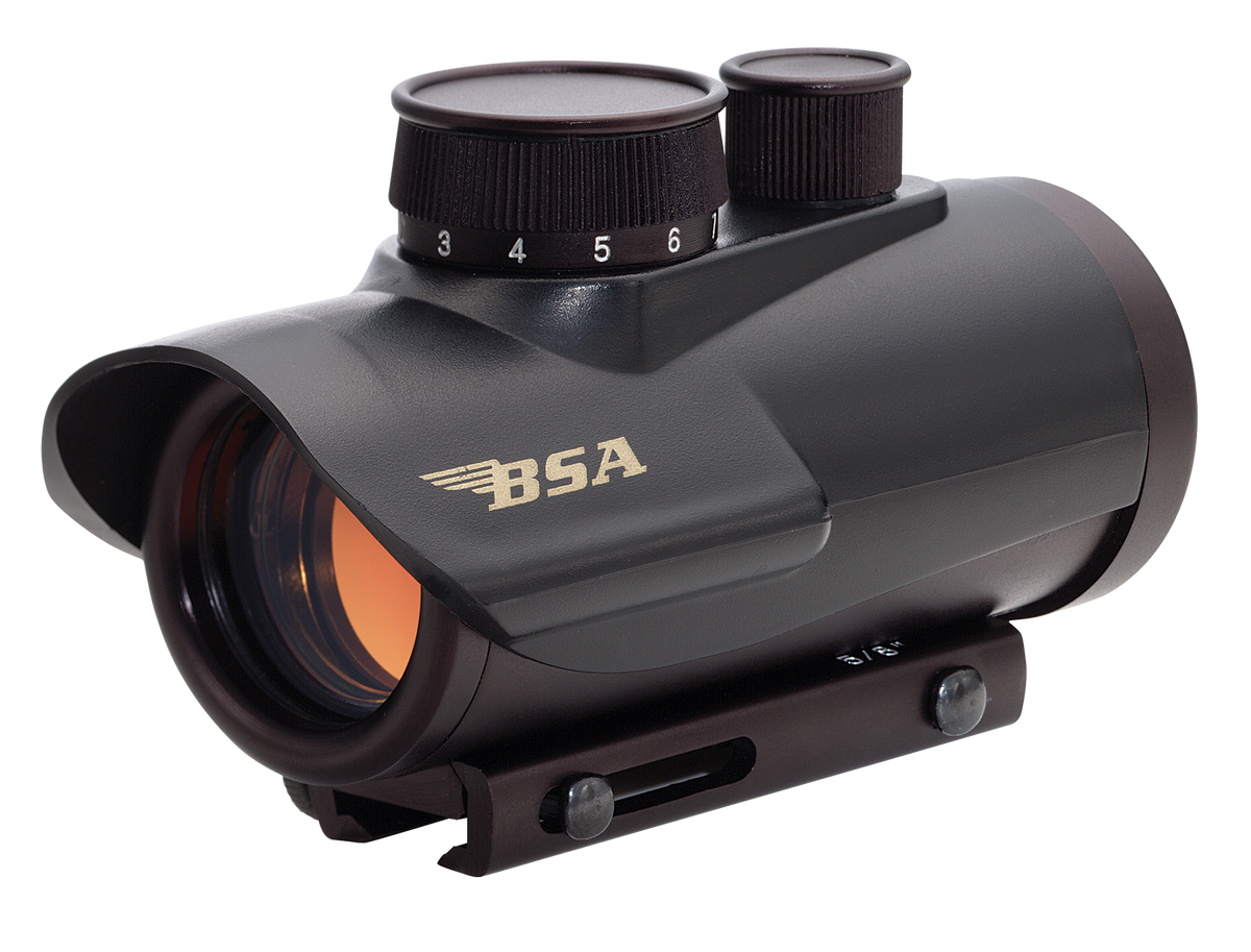 BSA RD30 30mm Red Dot Sight 5 MOA 1x - Matte Black