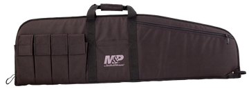 M&P Accessories 110015 Duty Series Medium Rifle/Shotgun Case 41.5" Black Nylon Foam Padded
