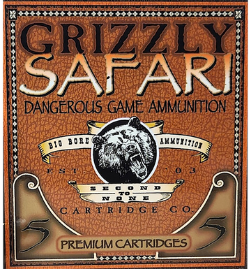 Grizzly Ammo 500-416 Nitro Express 400gr Solid Brass - Box or Case