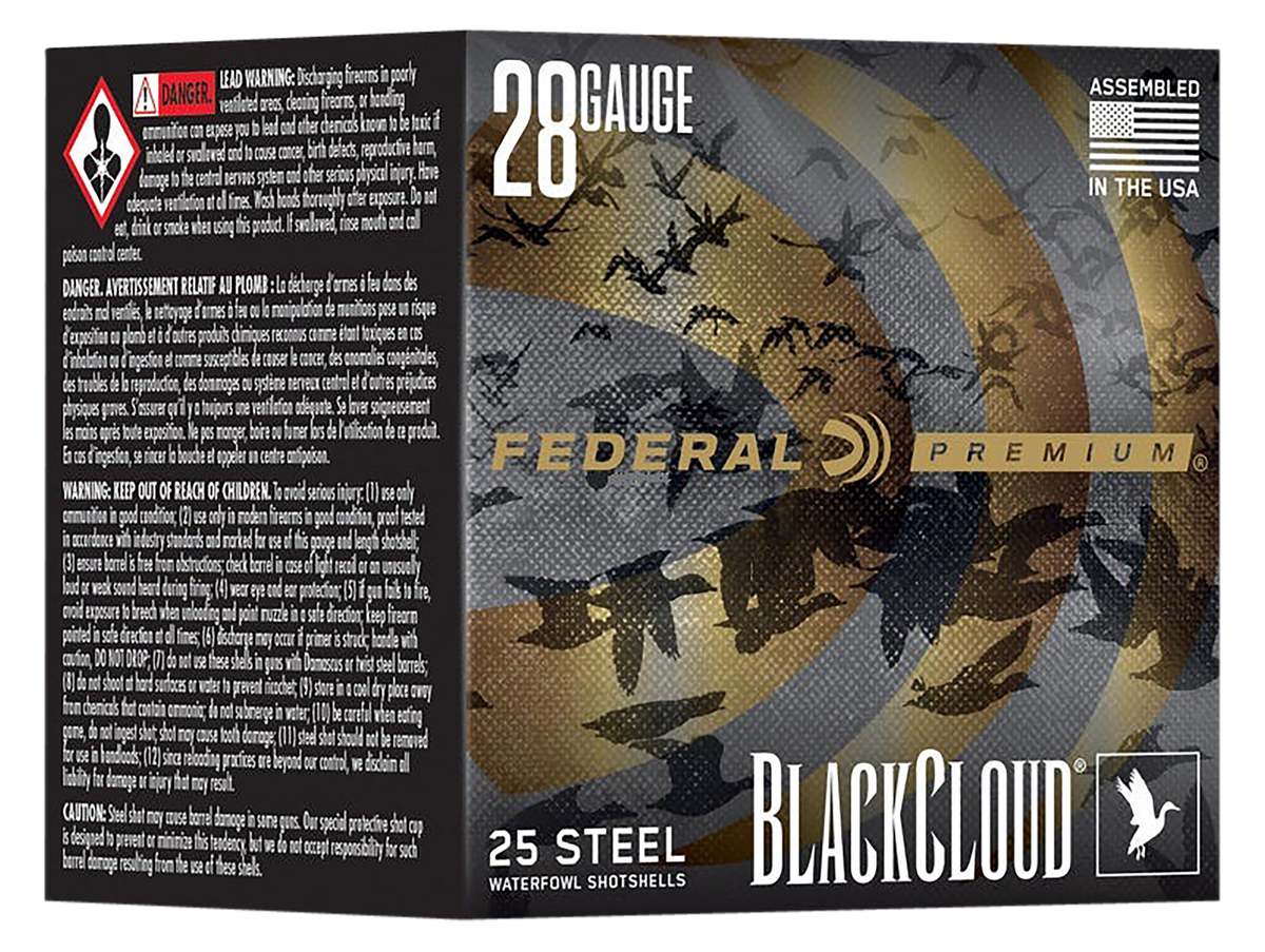 Federal Black Cloud FS 28 Gauge 3" 3/4 oz #3 Shot - Box or Case