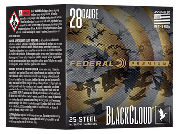 Federal Black Cloud FS 28 Gauge 3" 3/4 oz #3 Shot - Box or Case