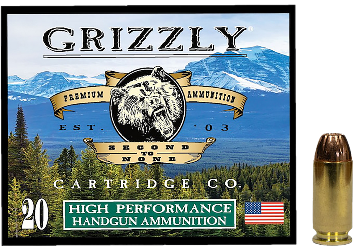 Grizzly Ammo .40 S&W 200gr Jacketed Hollow Point 20rd Box - Box or Case