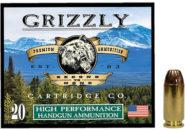 Grizzly Ammo .40 S&W 200gr Jacketed Hollow Point 20rd Box - Box or Case