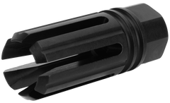 TacFire MZ1005N 6 Prong Flash Hider 5.56x45mm NATO AR-15 1/2x28 Black Nitride Steel