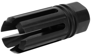 TacFire MZ1005N 6 Prong Flash Hider 5.56x45mm NATO AR-15 1/2x28 Black Nitride Steel