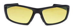 Walkers Game Ear IKON Vector Ballistic Eyewear Amber Lens Matte Black Frame