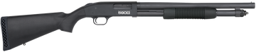 Mossberg 590S 12 Gauge 3" 18.50" 9+1 Pump-Action Shotgun - Matte Blued, Optic Ready, Black Synthetic Stock