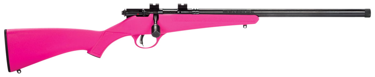 Savage Rascal FLV-SR 22 LR 16.12" 1-Rd Bolt Action Youth Rifle - Pink Synthetic