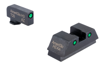AmeriGlo GL-806 L Tall Optic-Compatible Tritium Sight Set for Glock 42/43/43X/48