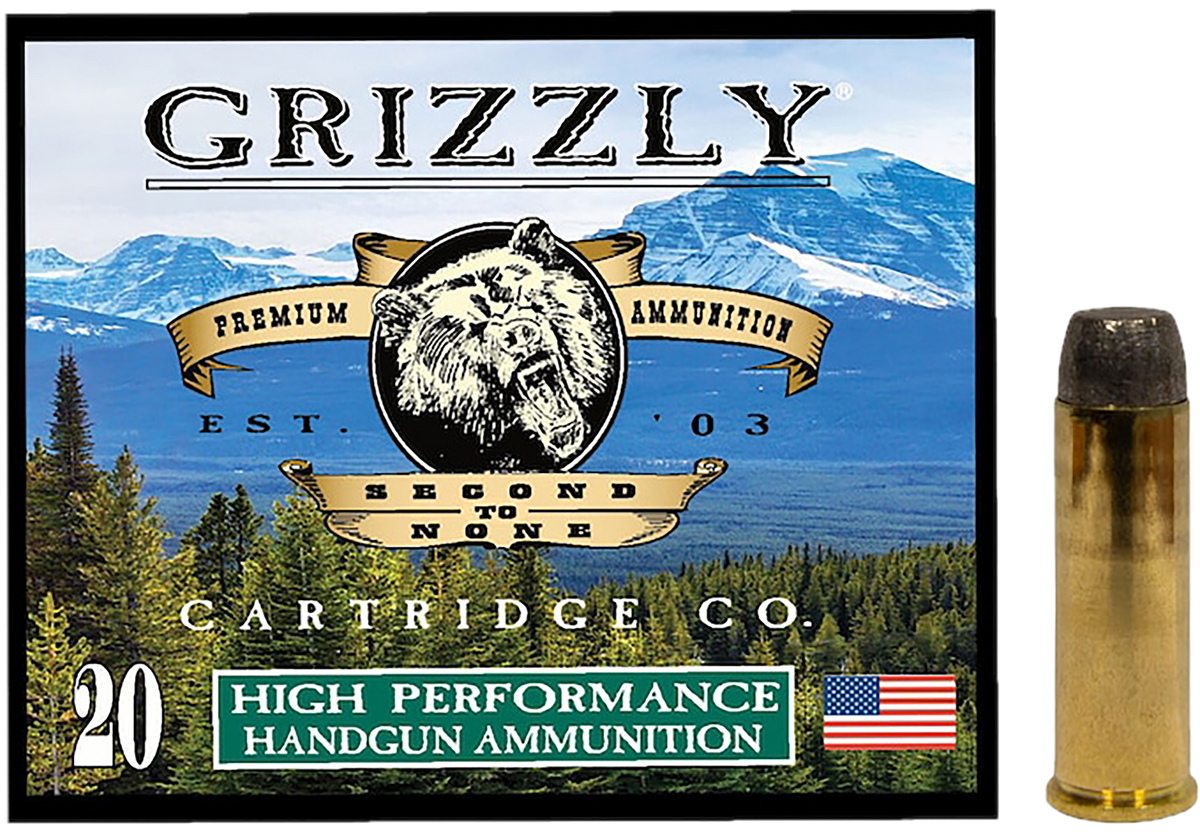 Grizzly Ammo GC41M4 41 Mag 250gr Wide Flat Nose Gas Check 20-Rd - Box or Case
