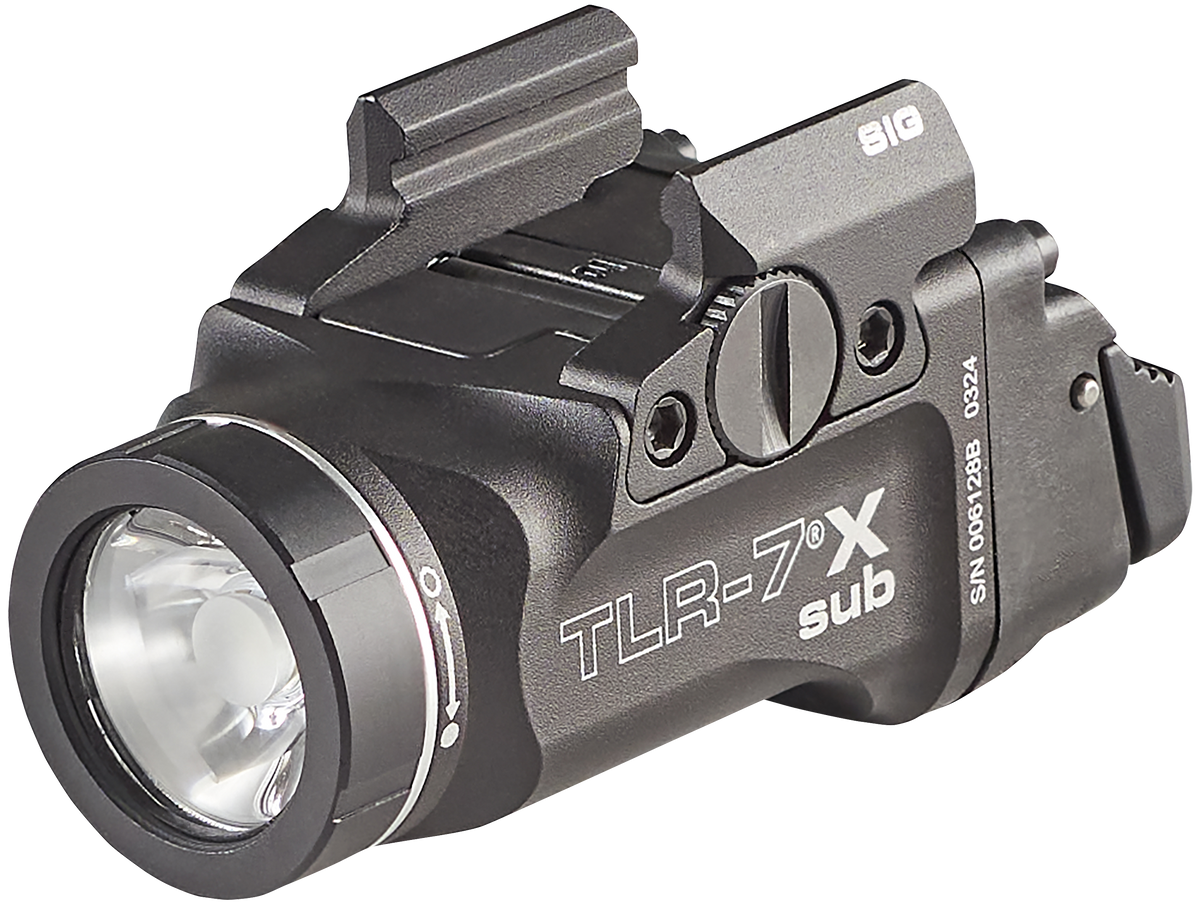 Streamlight 69401 TLR-7 X Sub 500 Lumen White LED Weapon Light for Sig Sauer P365/P365 XL - Black Anodized