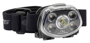 Cyclops XP Force 350/15 Lumen Cree LED Headlamp Red/Green/White - Black