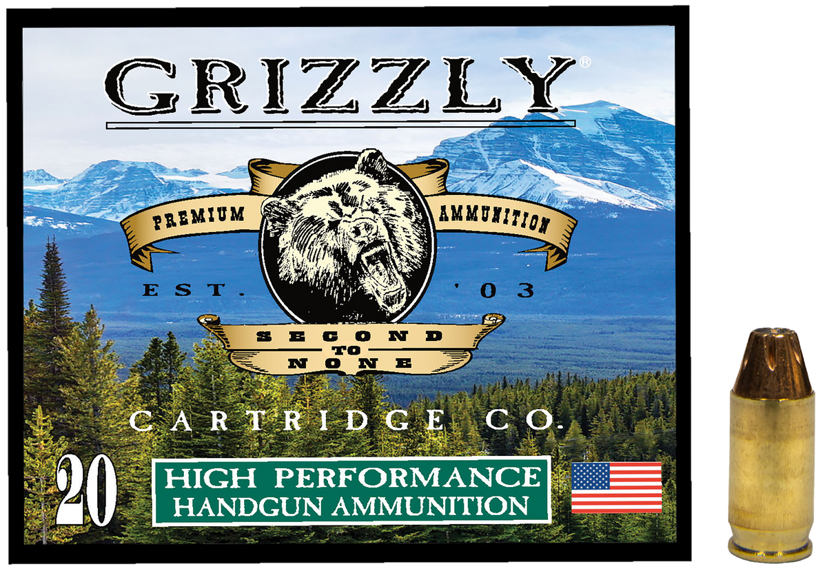 Grizzly Ammo GC380A2 380 ACP 90gr Jacketed Hollow Point 20 Rd - Box or Case