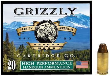 Grizzly Ammo GC380A2 380 ACP 90gr Jacketed Hollow Point 20 Rd - Box or Case