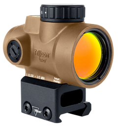 Trijicon MRO SD Coyote Tan 1x25mm 2 MOA Red Dot Sight - Full Co-Witness Mount