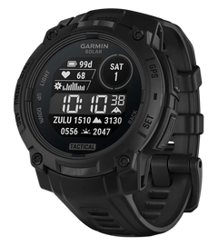 Garmin Instinct 3 45mm Solar Tactical Edition GPS Smartwatch - Black