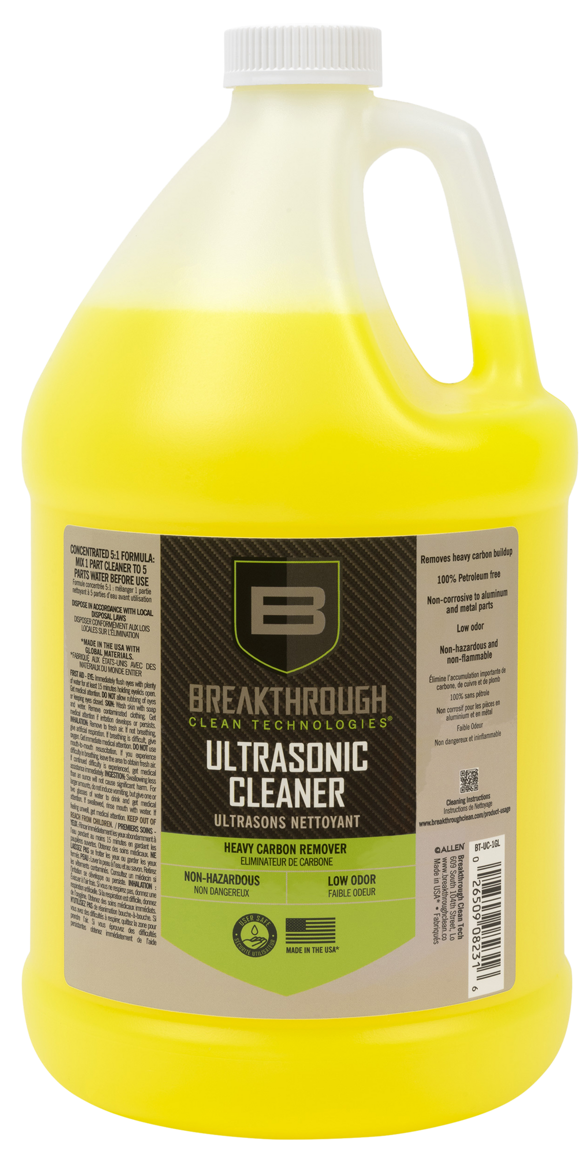 Breakthrough Clean Ultrasonic Cleaner Concentrate 1 Gallon
