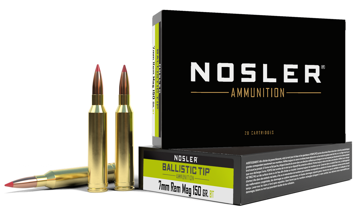 Nosler Ballistic Tip 7mm Rem Mag 150gr Spitzer Ballistic Tip - Box or Case