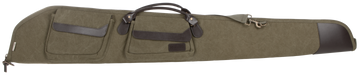 Heritage Cases North Platte 52" Olive Cotton Canvas Shotgun Case w/ Leather Trim