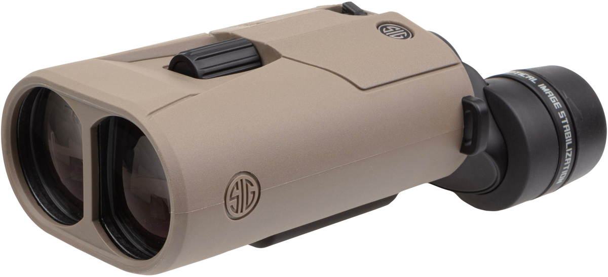 Sig Sauer Electro-Optics Zulu6 HDX 20x42mm Roof Prism Binoculars - Flat Dark Earth - Image Stabilized