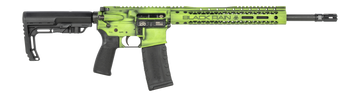 Black Rain Ordnance Fission 300 Blackout 16" 30+1 Semi-Auto AR-15 Rifle - Zombie Green Battleworn