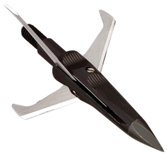 NAP Spitfire 100gr 3-Blade Mechanical Broadhead 1.5" Cut Silver/Black 3-Pack