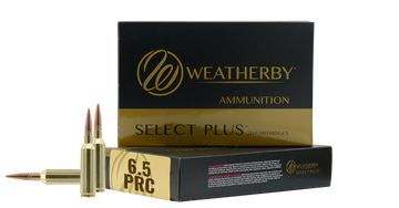 Weatherby Select Plus 6.5 PRC 124gr Hammer Custom 20rd - Box or Case