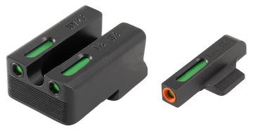TruGlo TFX Pro 1911 Novak .270/.500 Handgun Night Sight Set - Orange Outline Front, U-Notch Rear