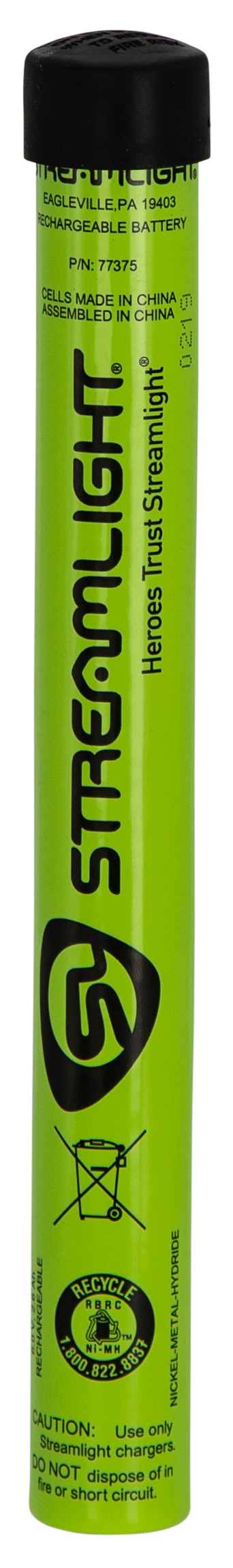 Streamlight 77375 NiMH 6V Rechargeable Battery for UltraStinger/SL-20L/SL-20LP - Neon Green