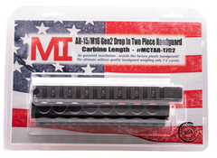 Midwest Industries MCTAR17G2 Gen 2 AR-15 7" Drop-In Quad Rail Handguard - Black