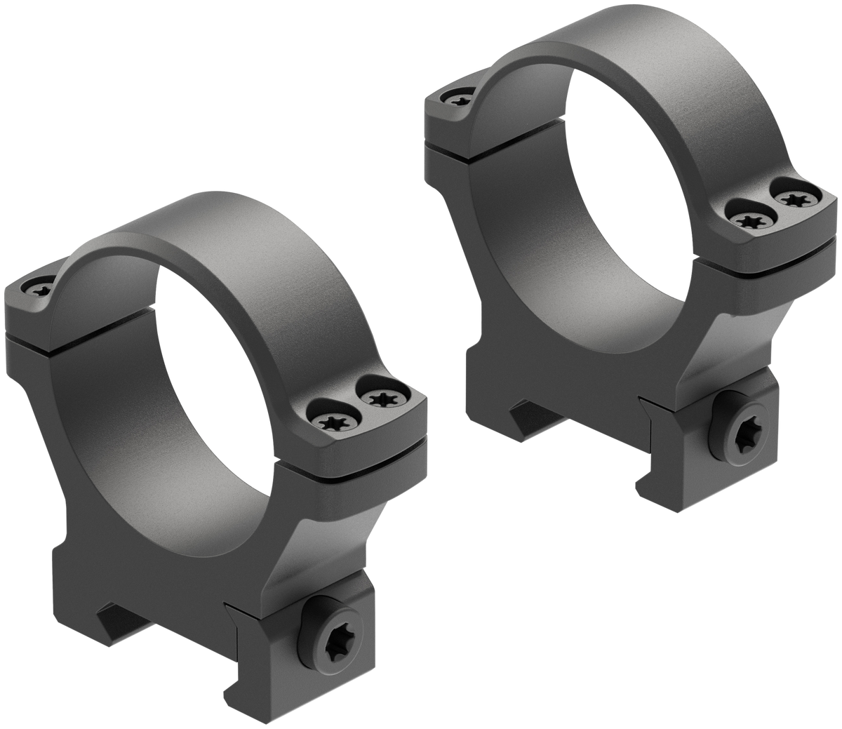 Leupold BackCountry Cross-Slot 35mm High Matte Black Scope Rings