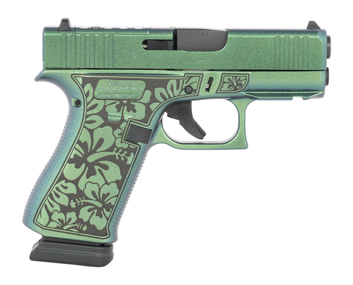 Glock G43X 9mm Luger 3.41" 15+1 Semi-Auto Pistol - Steel Serrated Slide Ambidextrous