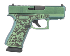 Glock G43X 9mm Luger 3.41" 15+1 Semi-Auto Pistol - Steel Serrated Slide Ambidextrous