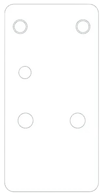 Beretta APX A1 Carry Red Dot Optic Plate - Holosun K Series Footprint