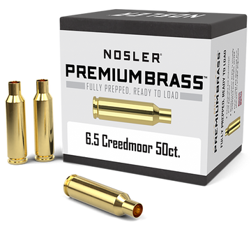 Nosler Premium Brass Unprimed Cases 6.5 Creedmoor 50/Box
