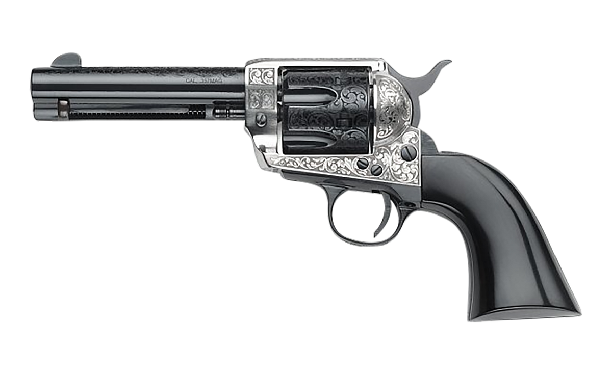 E.M.F. Great Western II Gambler's Royale 357 Mag 4.75" 6-Rd SAO Revolver - Ultra Black