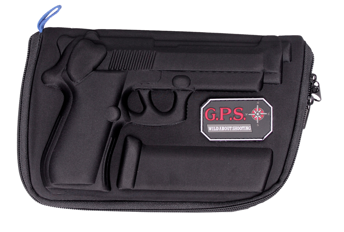 G Outdoors GPS-909PC Custom Molded Pistol Case Black 1-Handgun for Beretta 92, 96 & Taurus PT92