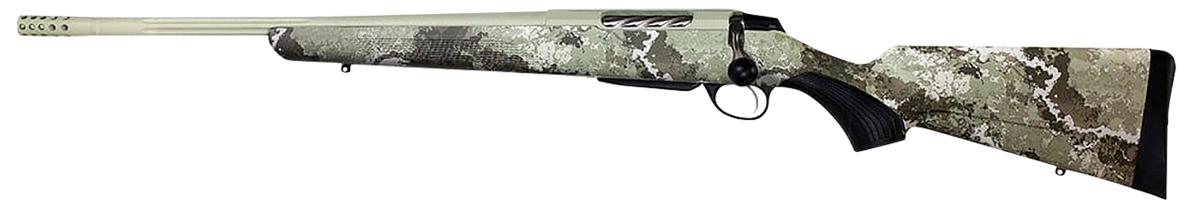 Tikka T3x Lite 6.5 Creedmoor 24.30" 3+1 Bolt Action Left Hand Rifle - Desert Verde Cerakote/ Veil Alpine Stock