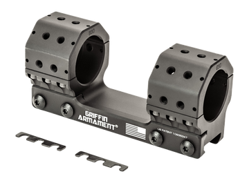 Griffin Armament GPM 30mm Scope Mount 1.1" Height - Black Hardcoat Anodized