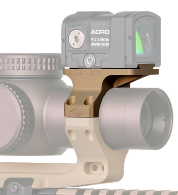 Reptilia ROF-90 34mm Offset Optic Mount FDE Anodized Aluminum for Aimpoint ACRO