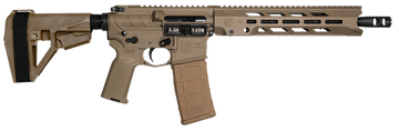 Diamondback DB15 Obsidian 5.56 NATO 11.5" 30+1 Semi-Auto Pistol - SBA5 Brace - FDE