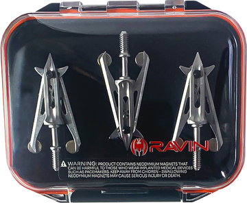 Ravin Crossbows R109 Broadhead Case Black/Clear